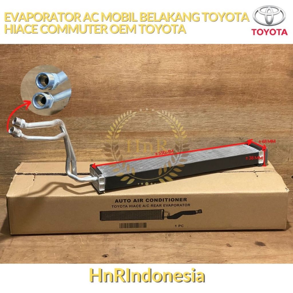 Jual Evaporator Cooling Belakang AC Mobil Toyota Hiace Commuter OEM ...