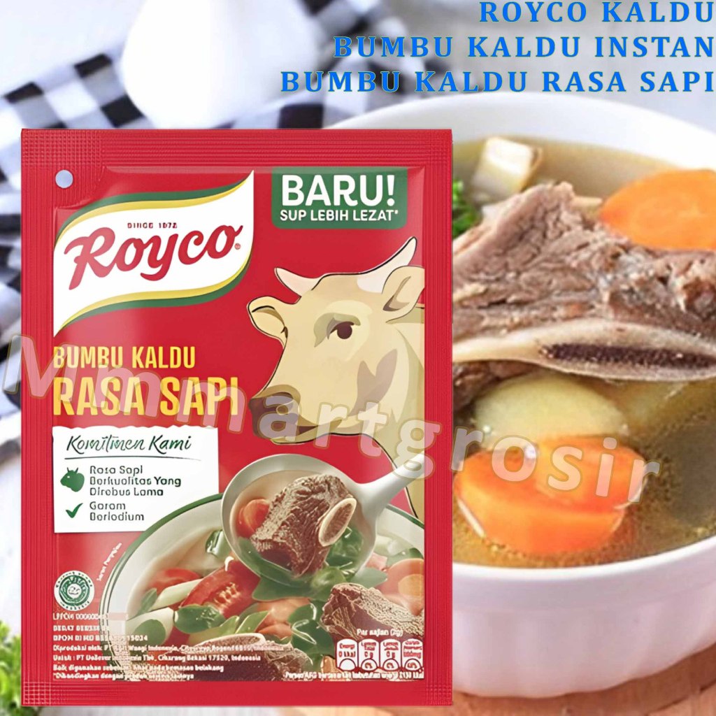 Jual Royco Kaldu / Bumbu Kaldu Rasa Sapi / Bumbu Kaldu Instan Serbaguna ...
