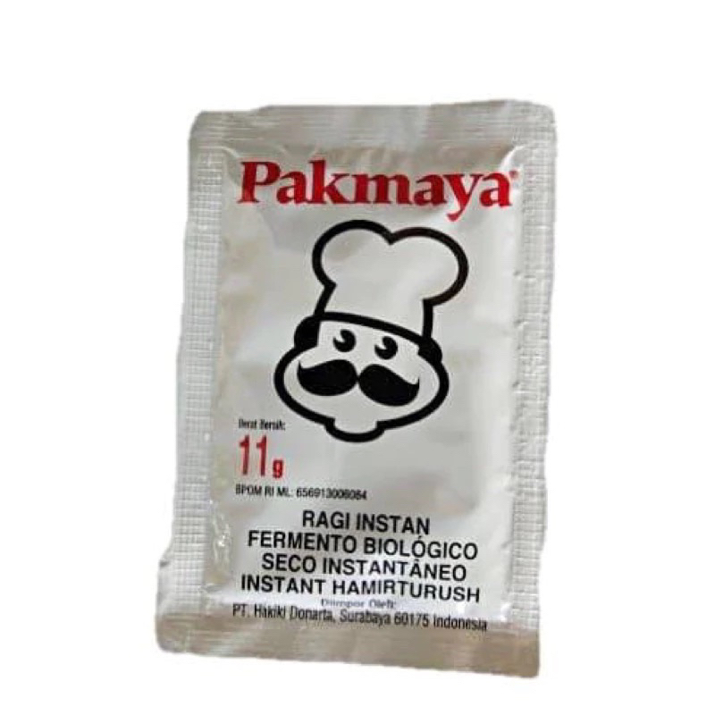 Jual RAGI PAKMAYA 11 GR (4 SACHET) | Shopee Indonesia