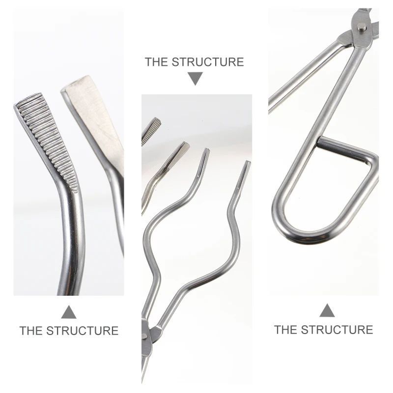 Jual 20/30/50cm Tang Krusibel Alat Penjepit Krusible Crucible Tongs For ...