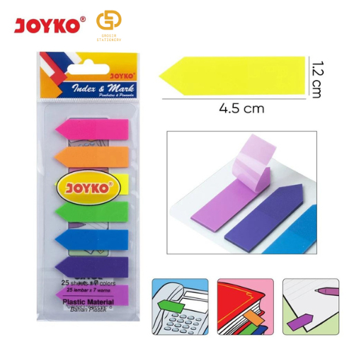 Jual (1 BOX / 30 PCS) Index & Mark Penanda Pembatas Joyko IM-31 Plastik ...