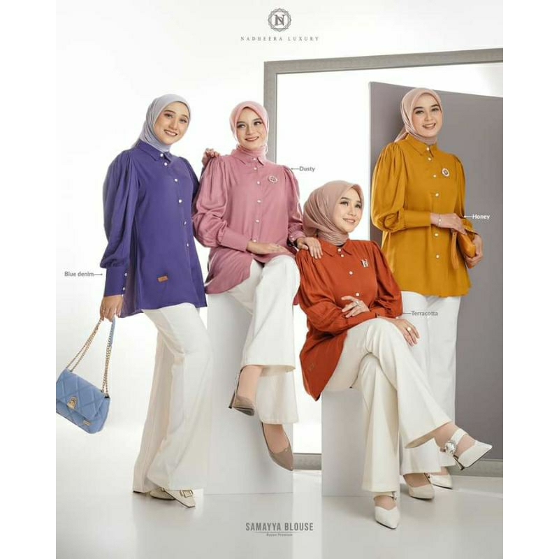 Jual Samayya blouse by Nadheera luxury | Shopee Indonesia