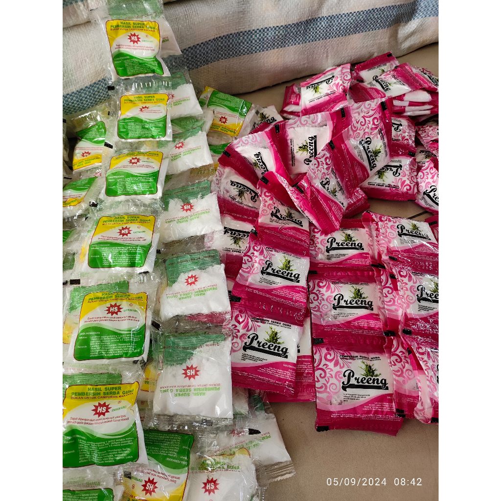 Jual [1Renceng] Sitrun HS 12 Sachet Pembersih Serbaguna Citrun Preeng ...
