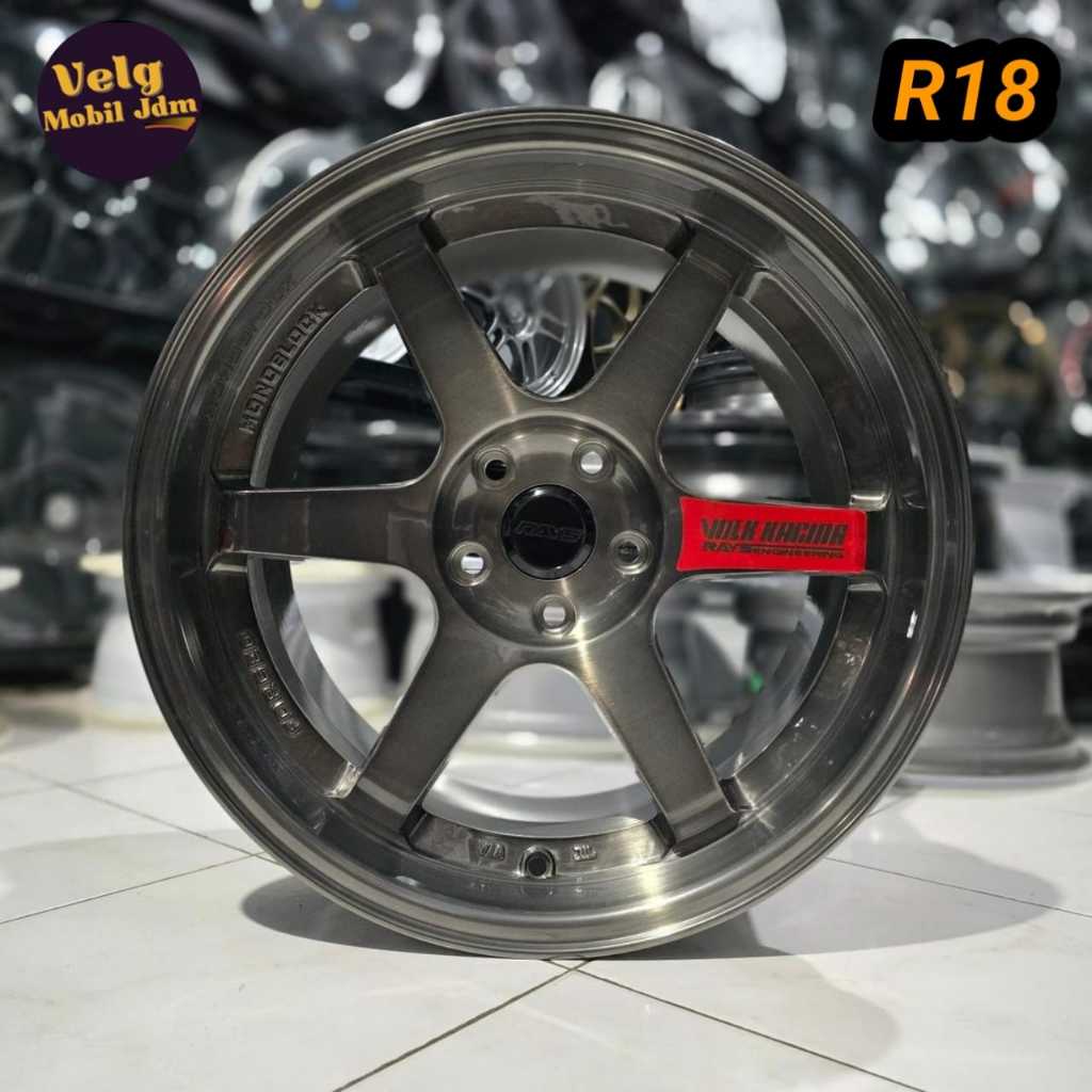 Jual velg racing 18 TE37 SL LEBAR 9,5 R18 Innova Reborn Venturer Zenix ...