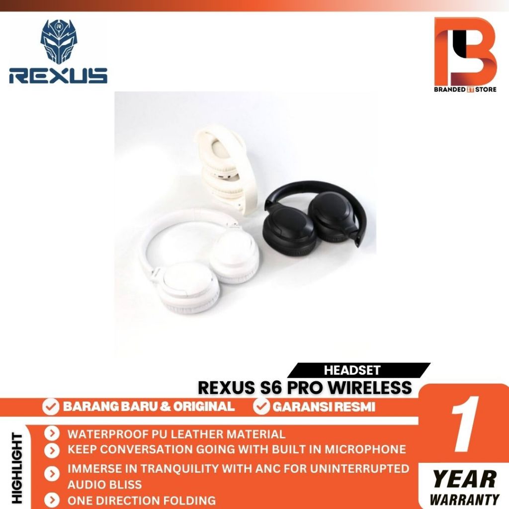 Jual REXUS S6 PRO WIRELESS Headset Original | Shopee Indonesia
