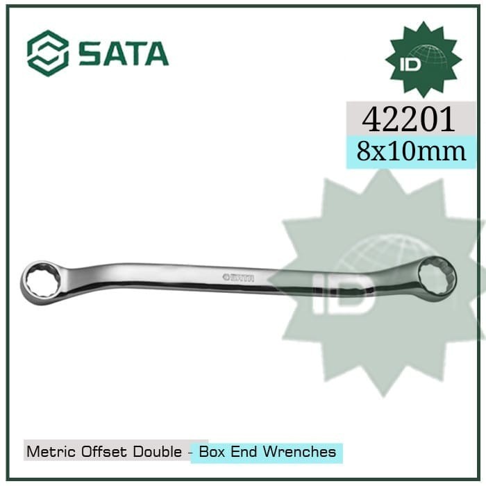 Jual KUNCI RING - RING 42201 DOUBLE BOX END WRENCH 8MM X 10MM SATA ...