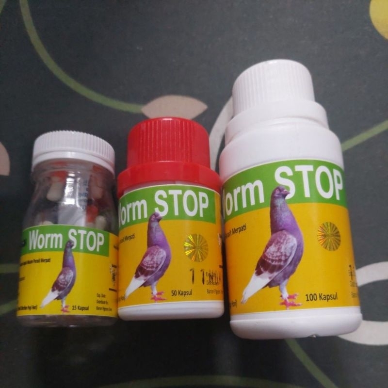 Jual Worm stop Baron obat cacing khusus merpati | Shopee Indonesia