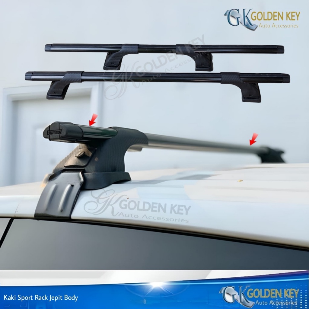 Jual Universal Kaki Sport Rack Jepit Body Crossbar Jepit Body Rak ...