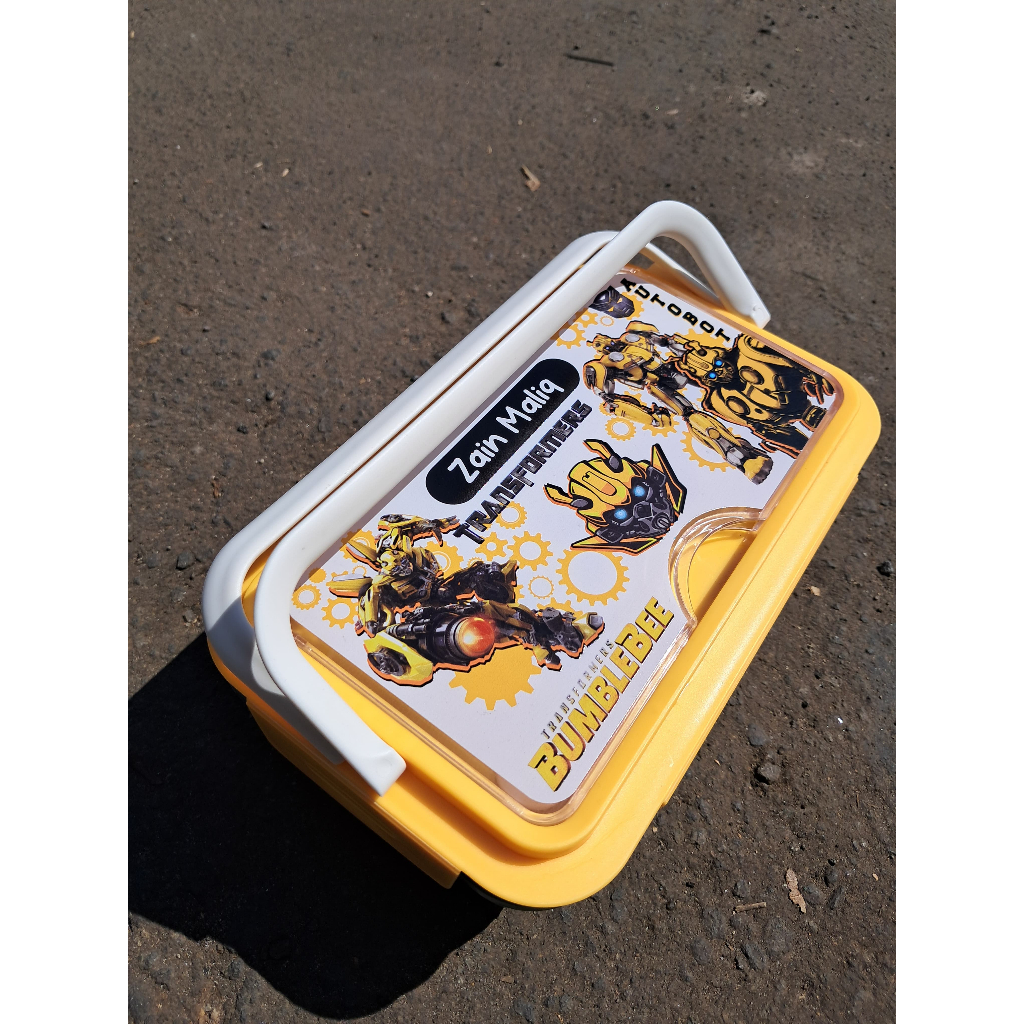 Jual Lunch Box Handle / Kotak Makan 2 Sekat / Misting Bento Lunchbox ...