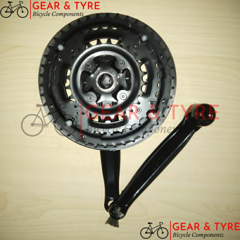 Jual Crank Set Tengah 3 Susun / Gear Crank Sepeda 3 Susun / Piringan ...