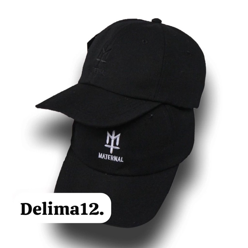 Jual Topi maternal / topi baseball / topi pria distro / topi hitam pria ...