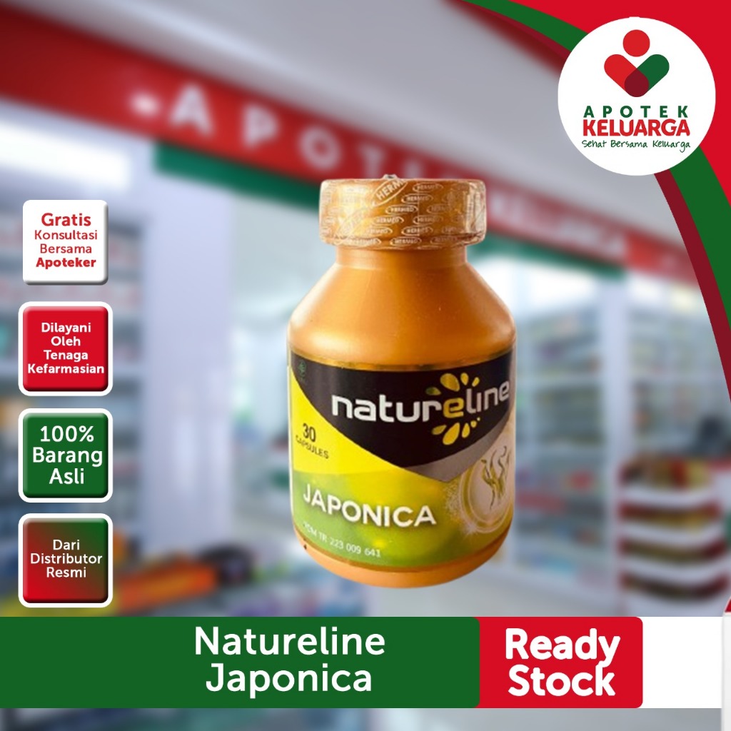 Jual NATURELINE JAPONICA isi 30 kapsul | Shopee Indonesia