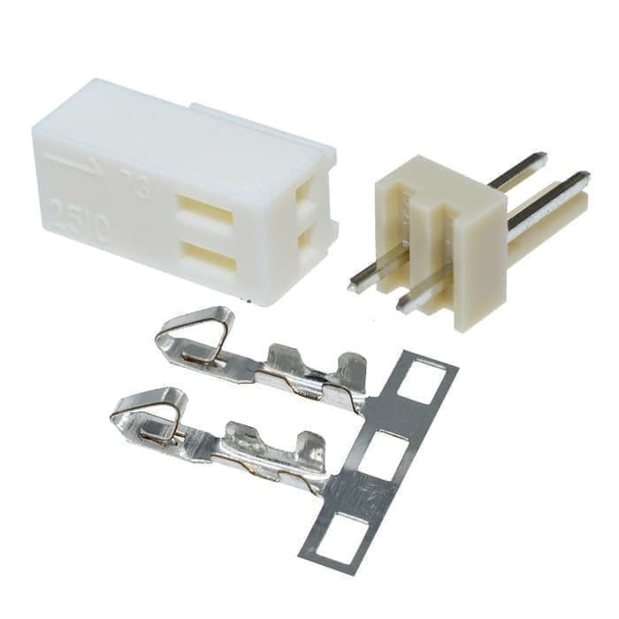 Jual 1set Molex KF2510 2P 2 Pin 2Pin 2.54mm Header Terminal Connector ...