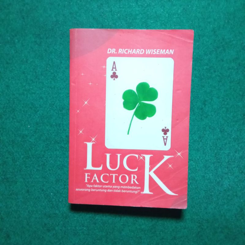 Jual ORIGINAL Buku The Luck Factor - Richard Wiseman | Shopee Indonesia