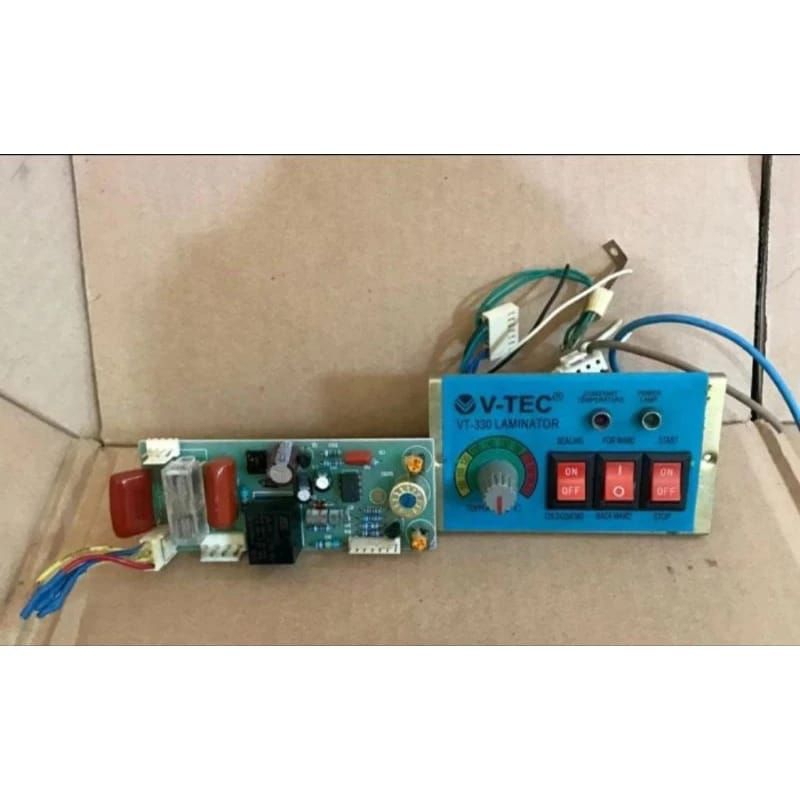 Jual papan panel tombol on off mesin laminating V-TECH/FGK/DYNAMIC/LPF ...