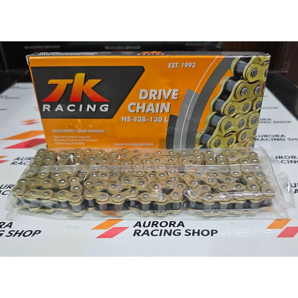 Jual RANTAI TK RACING 428 HS - 130L GOLD / 428 HS - 130L BLACK GOLD ...