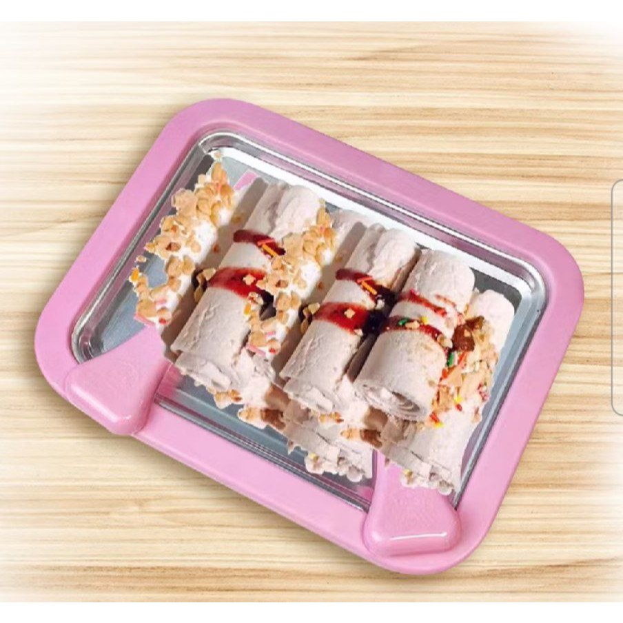 Jual ICE ROLL MAKER MESIN PEMBUAT ES KRIM ICE CREAM | Shopee Indonesia