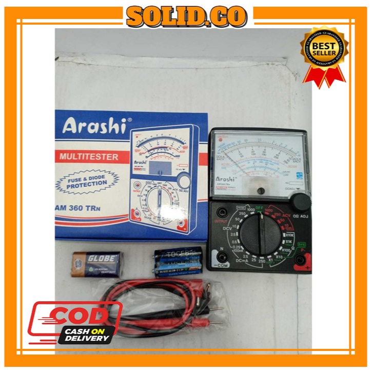 Jual Multitester Analog / Alat ukur Arus Listrik Multitester AM 360TRN ...
