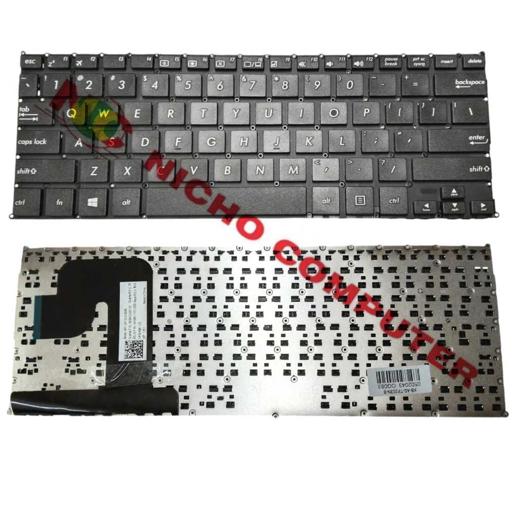 Touche De Remplacement Pour Clavier Asus Flip TP203, TP203NA, TP203N – Une Seule Touche