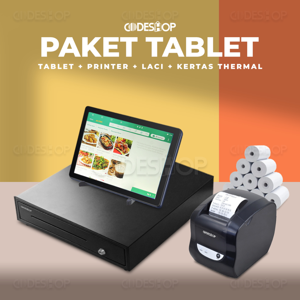 Jual Tablet Samsung Galaxy Tab A9 Printer Thermal 58mm Laci Kasir ...