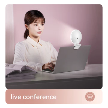 JOPREE K01 LED Rechargeable Selfie Lighting Ring Light Mini Portable Clip On Smartphone Laptop
