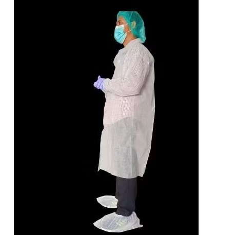 Jual Jas Laboratorium Sekali Pakai Lengan Panjang / JasLab Disposable ...