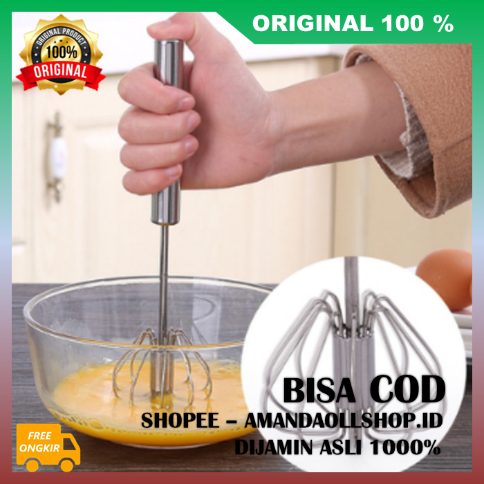 Jual Pengocok Telur Manual Putar Tangan SURVA Better Beater Hand Mixer ...