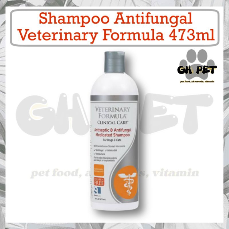 Jual SHAMPOO ANTI JAMUR ANJING DAN KUCING VETERINARY FORMULA MEDICATED