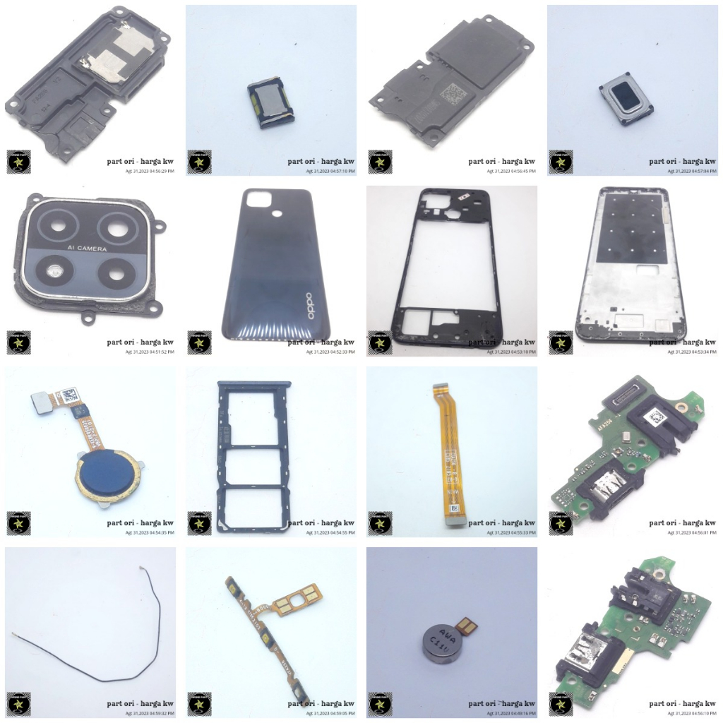 35093 - ECRAN LCD POUR OPPO A15 / A15S / A16E / A16K / A35 NOIR (IPS) - Compatibile