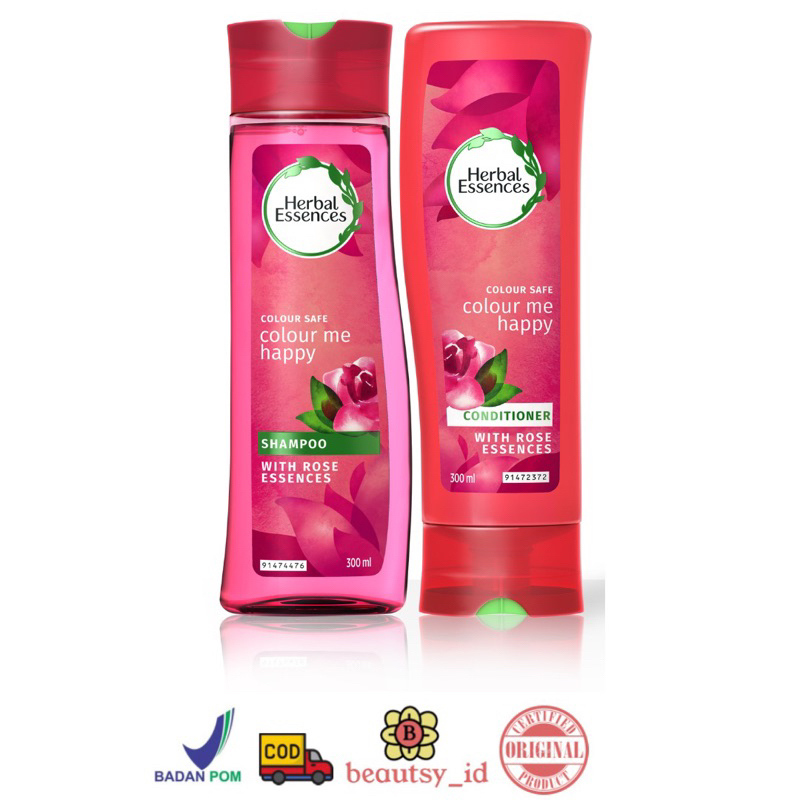 Jual Herbal Essences Colour Me Happy Shampoo Conditioner 300ml Original Bpom Cod Sampo 9145