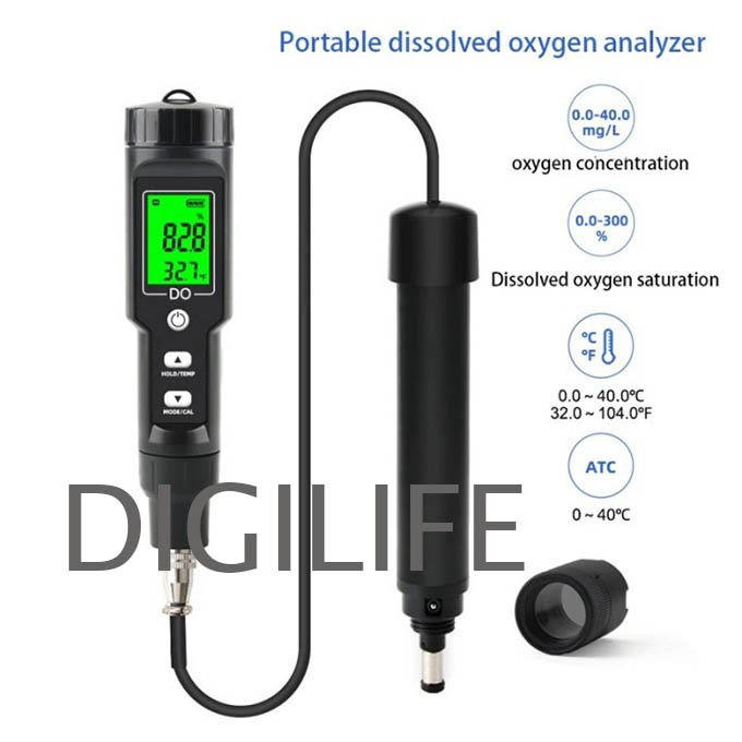 Jual Dissolved Oxygen Tester DO9100 DO Meter Oksigen Water Analyzer Air ...