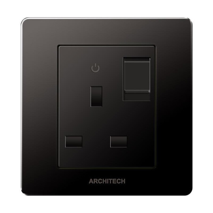 Jual ARCHITECH DIAMOND STOP KONTAK AC HITAM V16-C12 | Shopee Indonesia