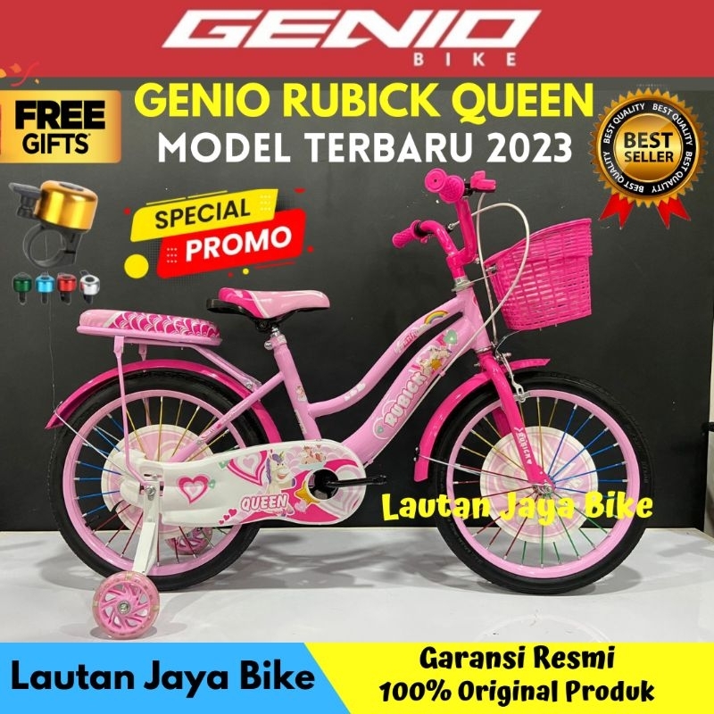 Jual Sepeda Anak 16 RUBICK QUEEN By Geniobike Terbaru 2023 | Shopee ...