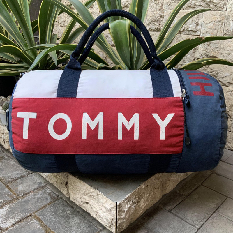 Jual TOMMY HILFIGER DUFFLE BAG NAVY LARGE Shopee Indonesia