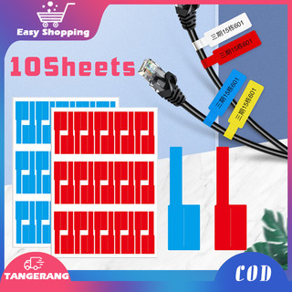Jual 300pcs Stiker Label Kabel Anti Air Cable Label Sticker Stiker ...