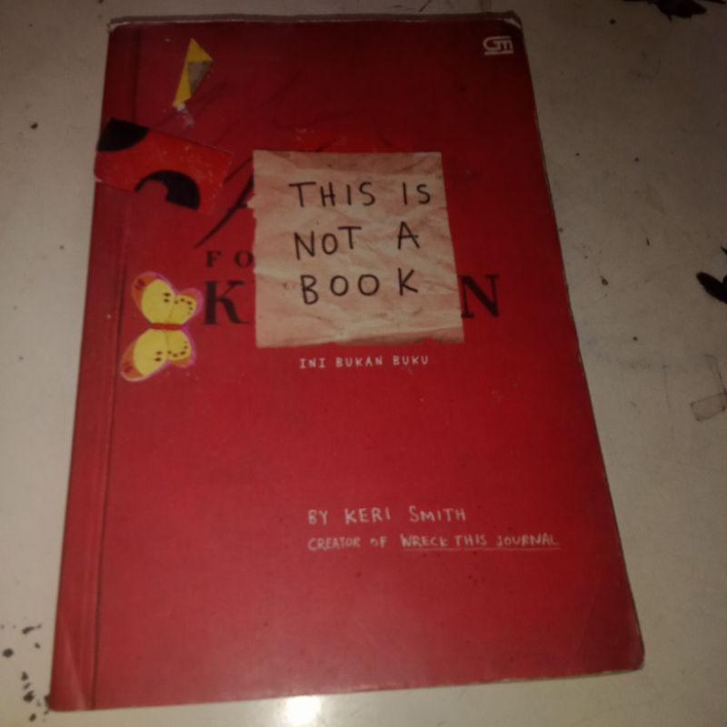 Jual Buku GM,This is Not A Book,Ini bukan buku,By Keri Smith Shopee