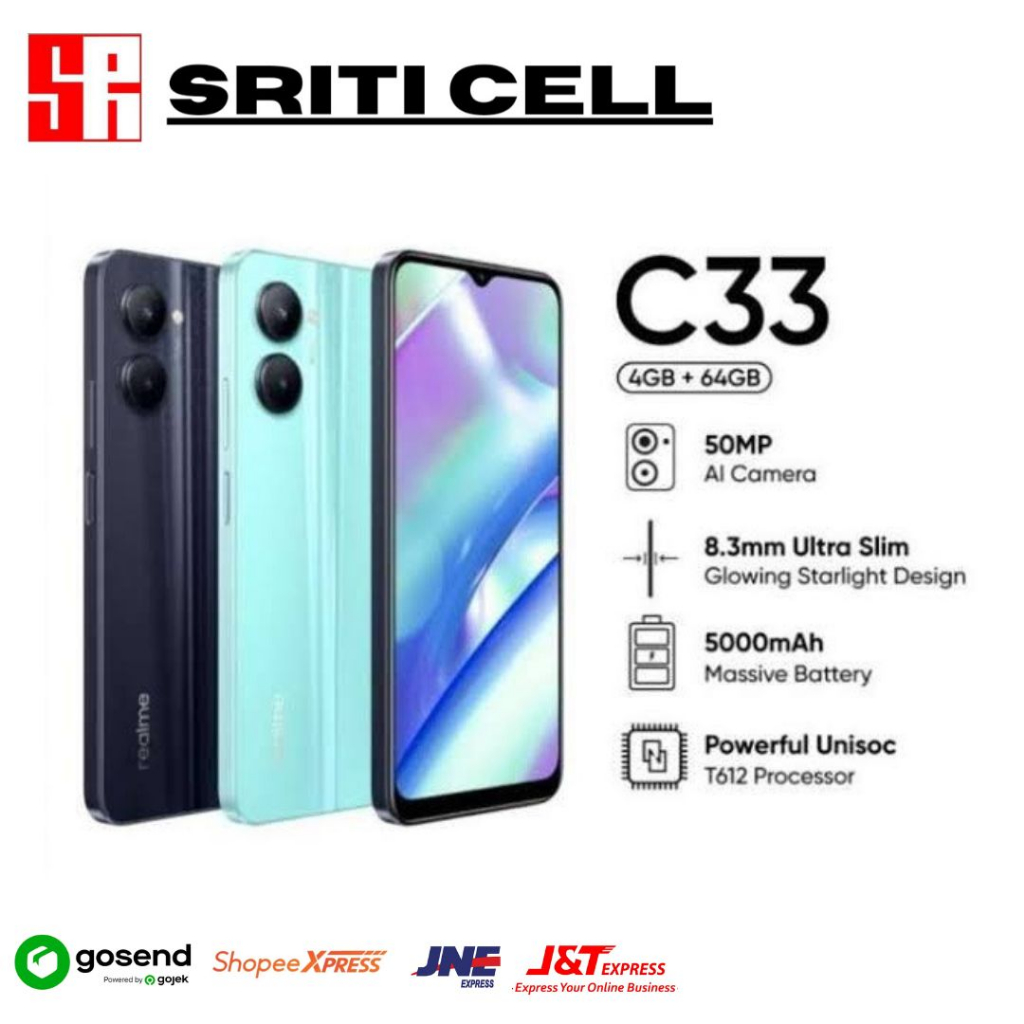 Jual realme c33 4/64 garansi resmi | Shopee Indonesia