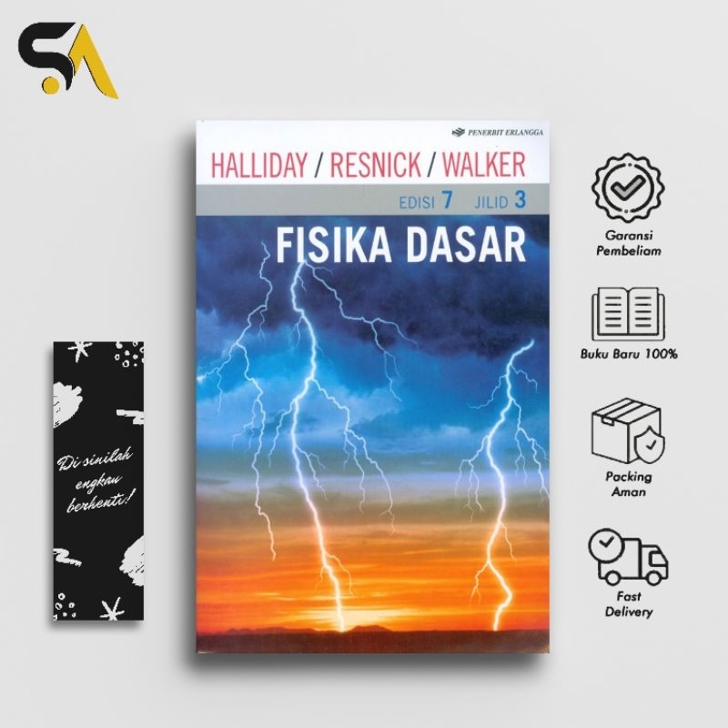 Jual Fisika Dasar Jilid 3 Edisi 7 By Halliday, Resnick, Walker Shopee