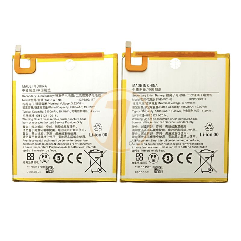 4980mAh Replacement Battery For Samsung Galaxy Tab A 8.0 (T290/T295) – 3.82V, SWD-WT-N8