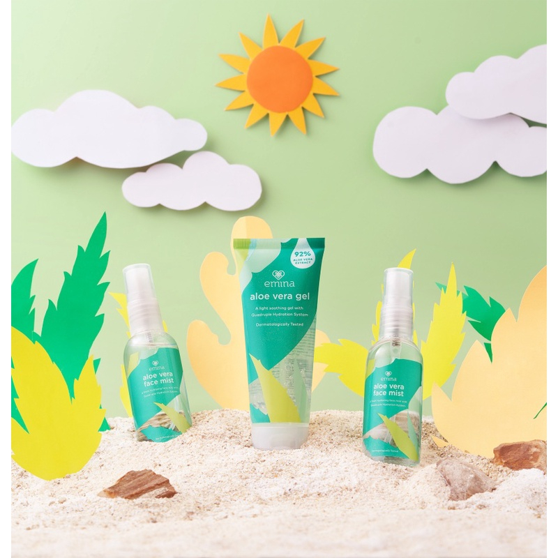 Jual Emina Aloe Vera Face Mist 60ml Shopee Indonesia