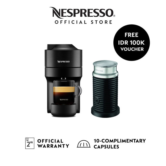 Jual Nespresso Vertuo Pop Coffee Machine, Liquorice Black with ...