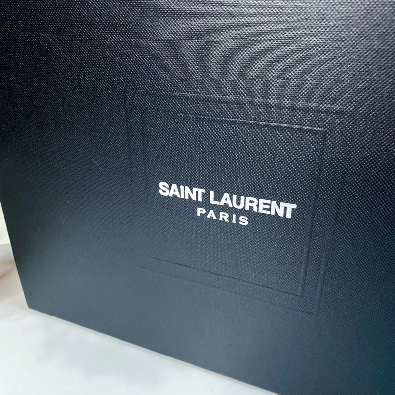 Jual Box Magnet YSL Hitam Kotak Kado Lipat Branded Saint Laurent ...