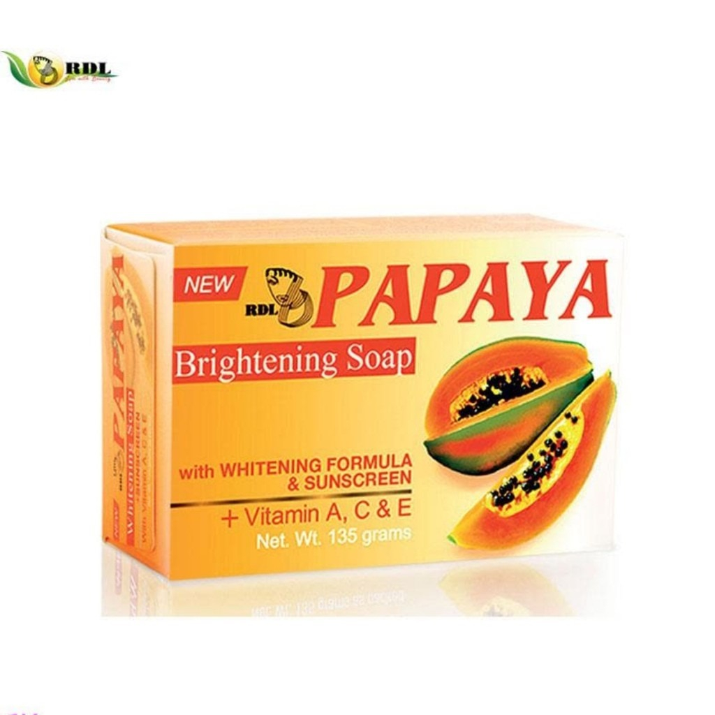 Jual RDL PAPAYA BRIGHTENING SOAP 135 gr [Sabun Wajah] | Shopee Indonesia
