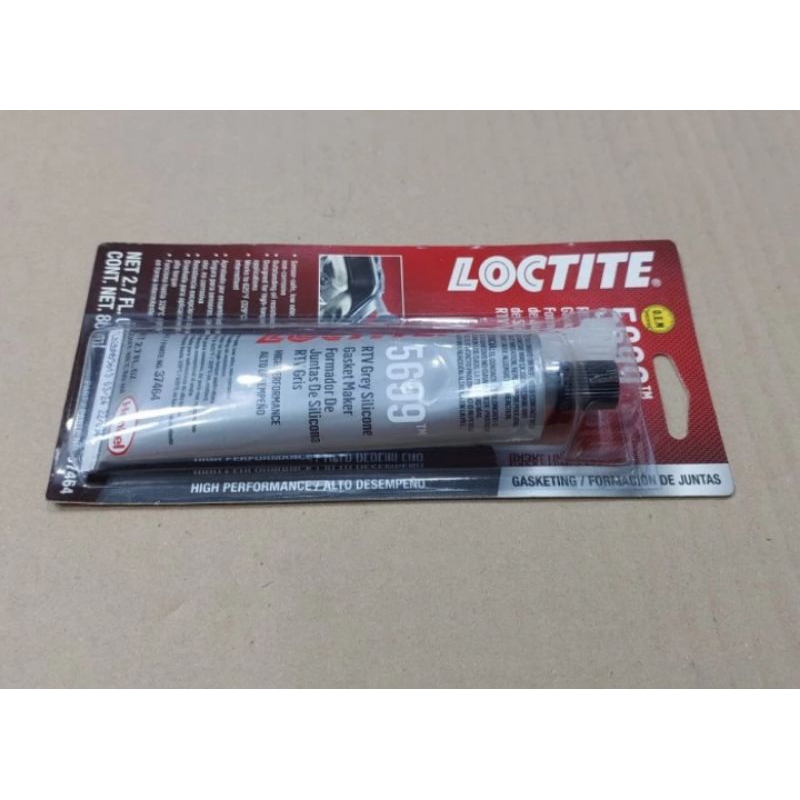 Jual Lem Gasket Packing Loctite 5699 RTV Silicone Sealer Grey 80ml HI ...