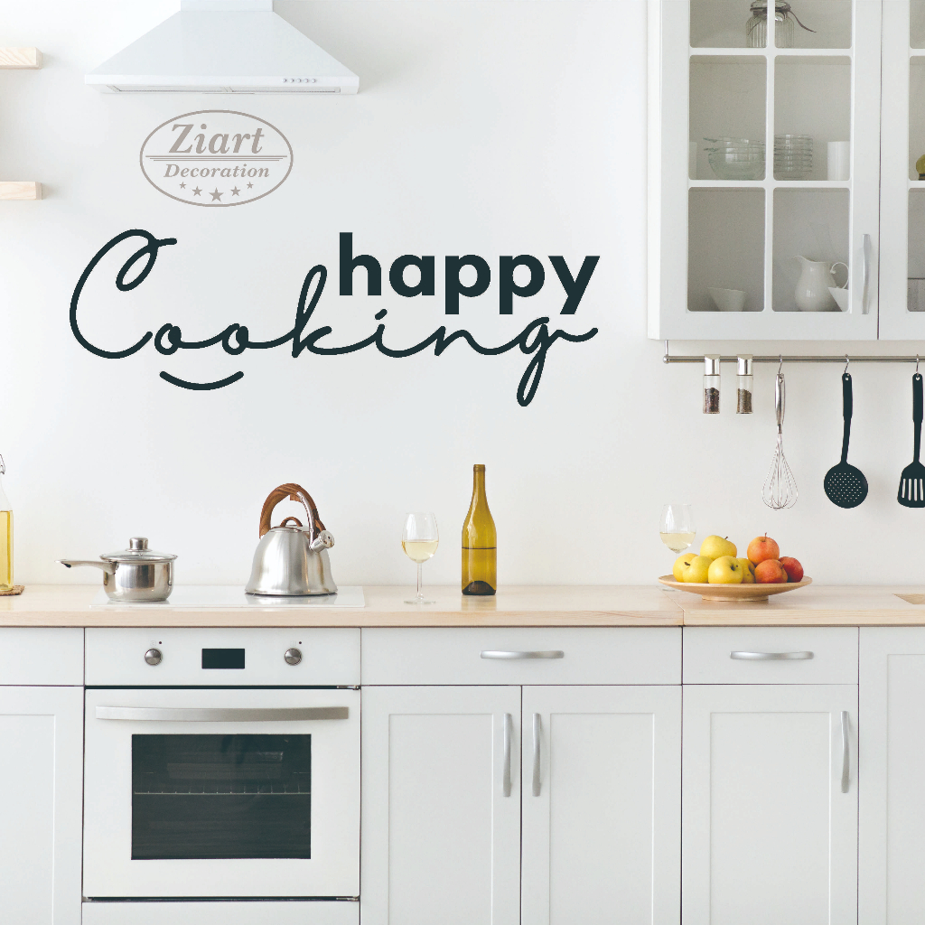 Jual Acrylic Letter Huruf Timbul Happy Cooking | Shopee Indonesia