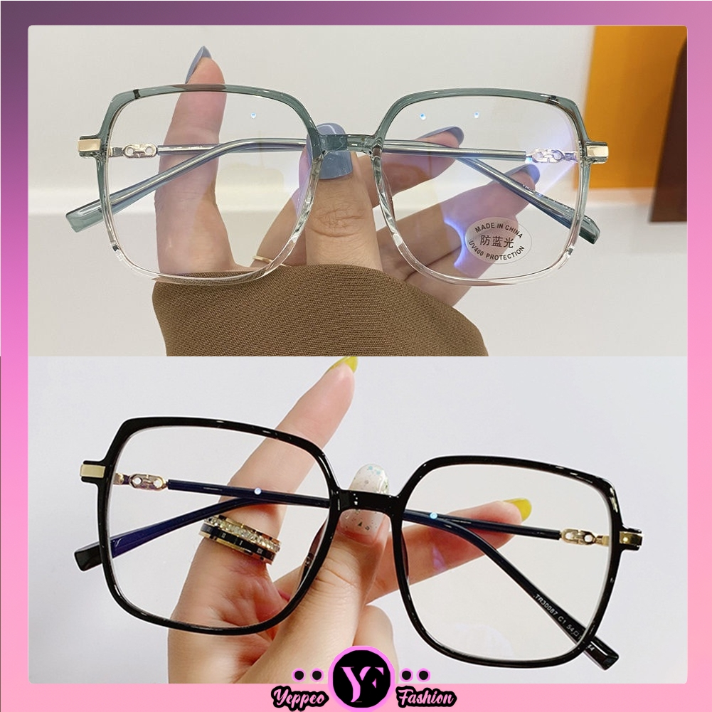 Jual •YF• KC926 Kacamata Anti Radiasi Persegi Kacamata Style Korea ...