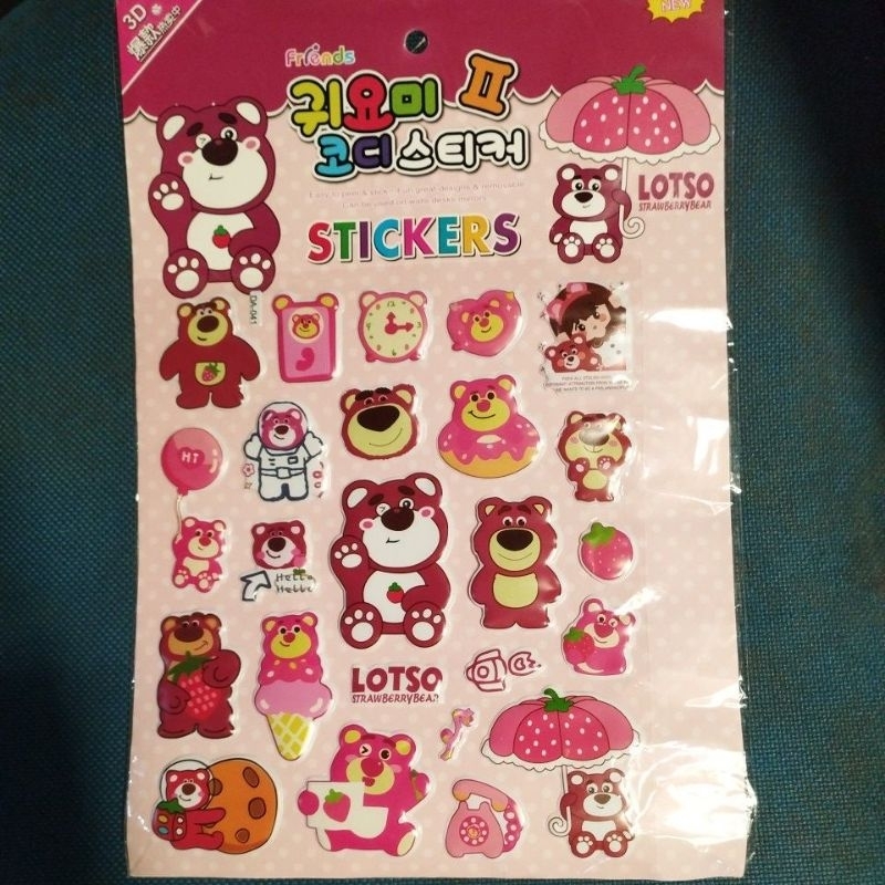 Jual sticker timbul lotso, doraemon, avenger | Shopee Indonesia