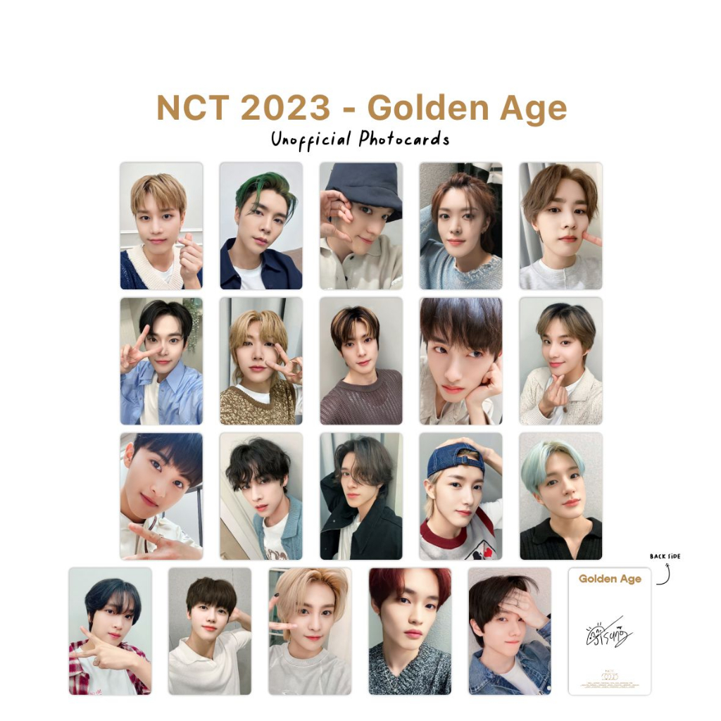 Jual Photocard Premium NCT 2023 Golden Age Unofficial | Shopee Indonesia