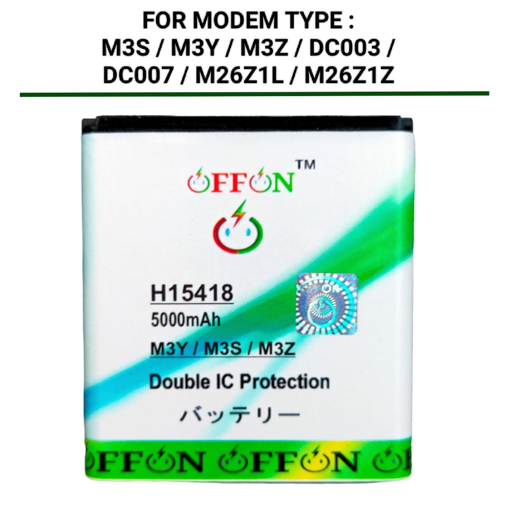 Jual Baterai Doublepower Modem Mifi 4G M3Y M3S M3Z DC003 DC007 M26Z1Z ...