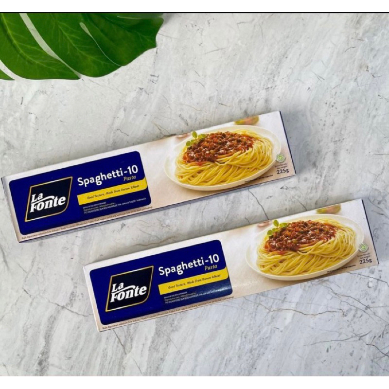 Jual La Fonte Spaghetti10 225gr Shopee Indonesia